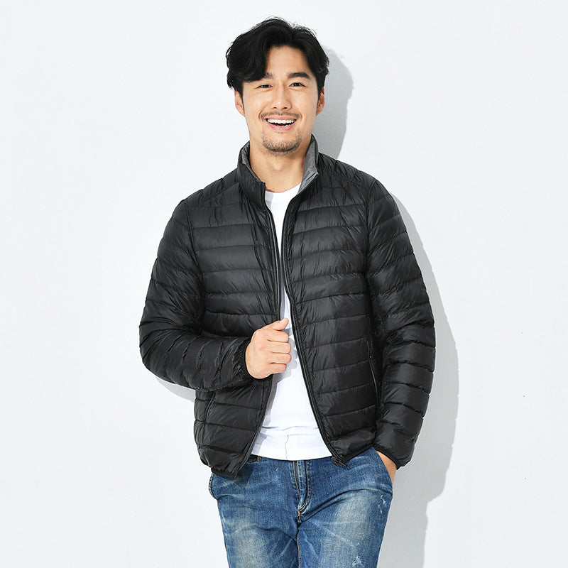 Men's ultra light puffer hot sale jacket