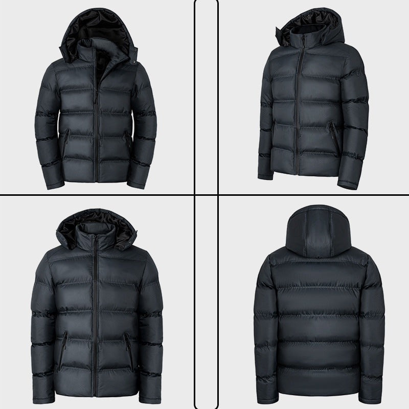 Buy myaddiction Men's Winter Ultralight Duck Down Jacket Puffer Coat Dark  Blue M Clothing, Shoes & Accessories | Mens Clothing | Coats & Jackets at  Amazon.in