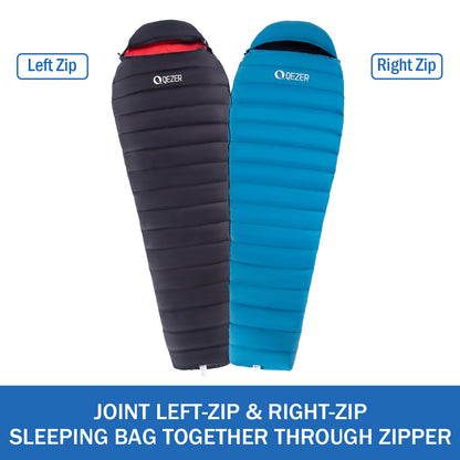 QEZER Ultralight Down Sleeping Bag(QDM-400)