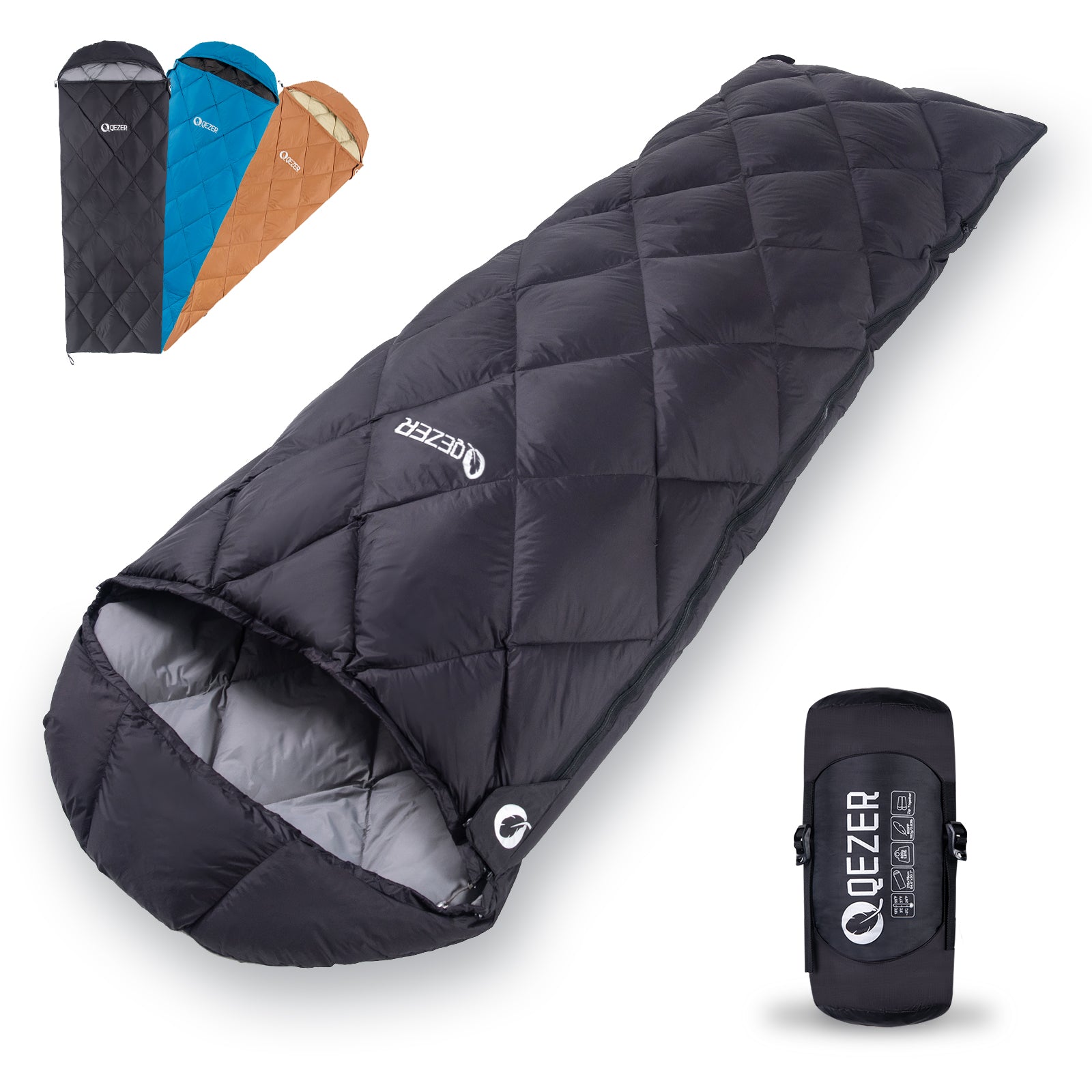 Rectangular down deals sleeping bag sale